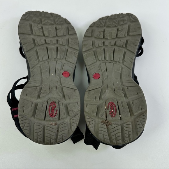 Chaco ZX2 Classic Sandal Black J199506 Strappy Toe Loop Women’s 7 Adjustable - Picture 7 of 9